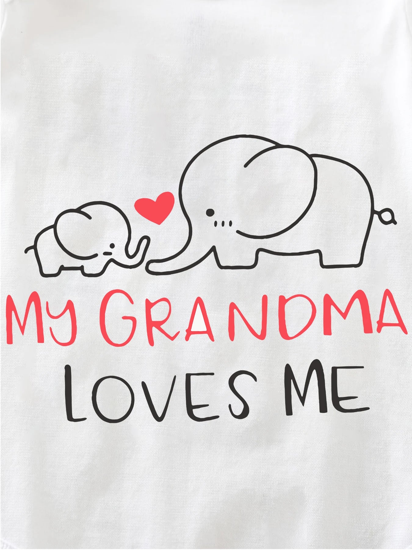 I Love My Grandma & Grandpa Prnit Cotton Baby Onesie Minimalist Letters Series Summer Comfy Y2K 0-24M Infant Jumpsuit Dropship