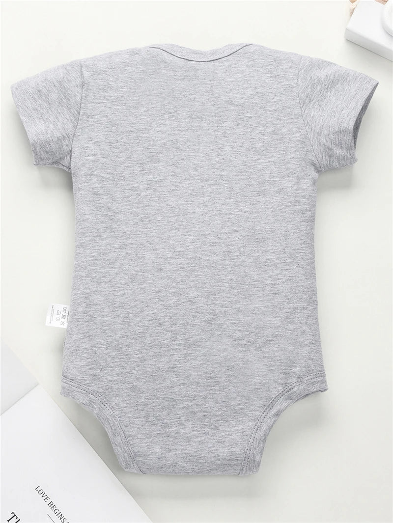 Letter Print Baby Romper